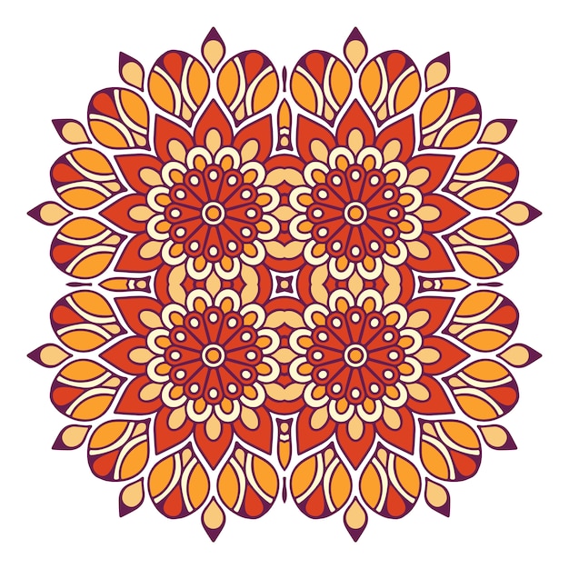 Vector colorido mandala