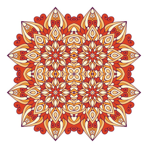 Vector colorido Mandala