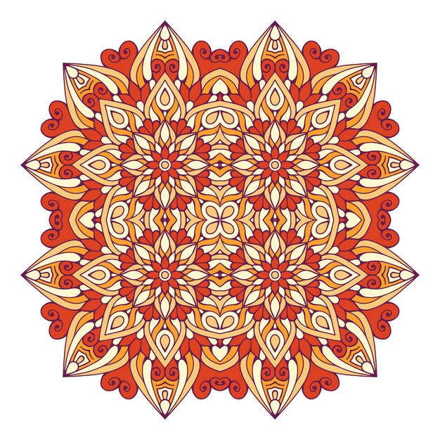 Vector colorido mandala