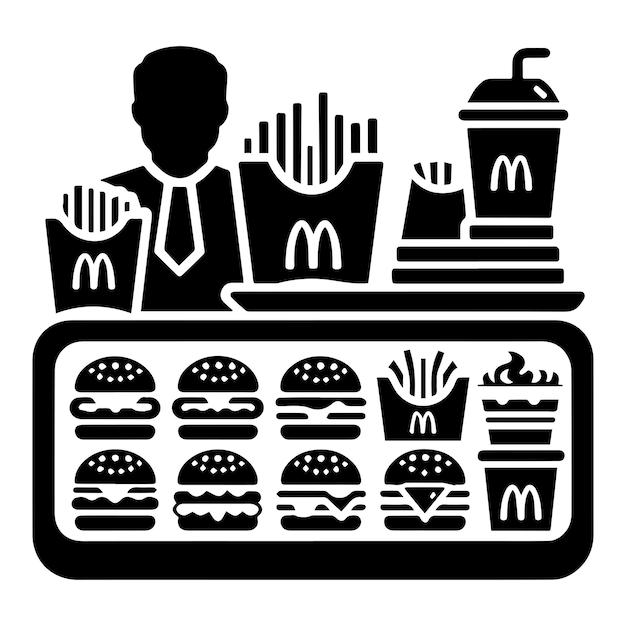 Vector de comida rápida