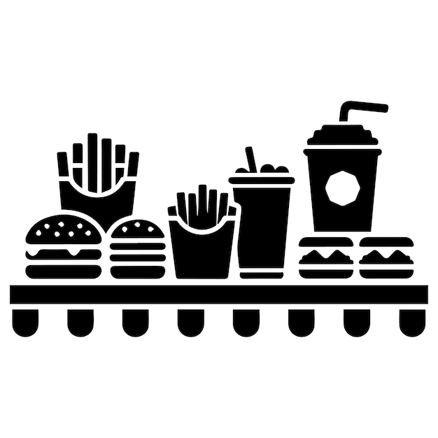 Vector de comida rápida