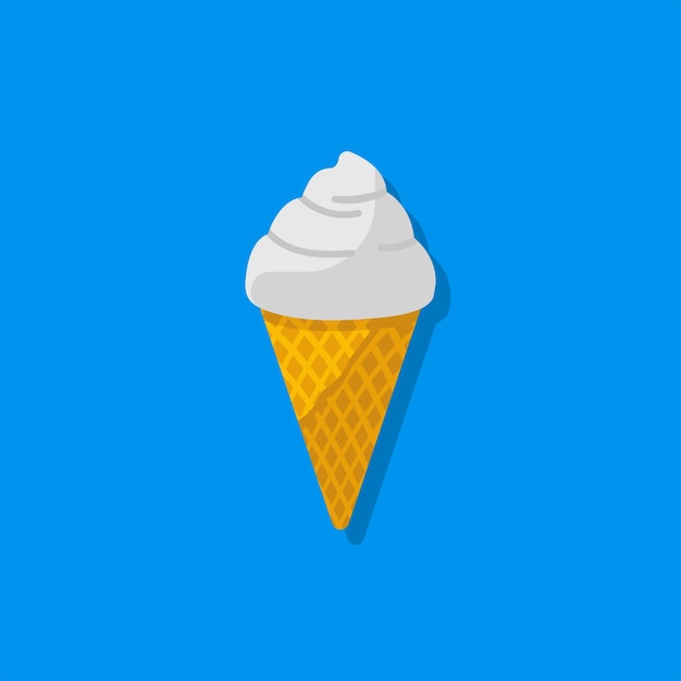 Vector de comida realista de helado