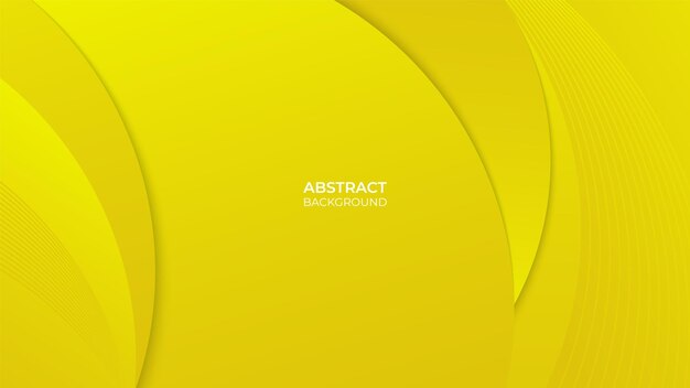 Vector de composición abstracta de fondo de color amarillo utilizado para banner web encabezado cubierta wallpa