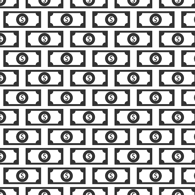 Vector de compra o patrón de compra de dinero