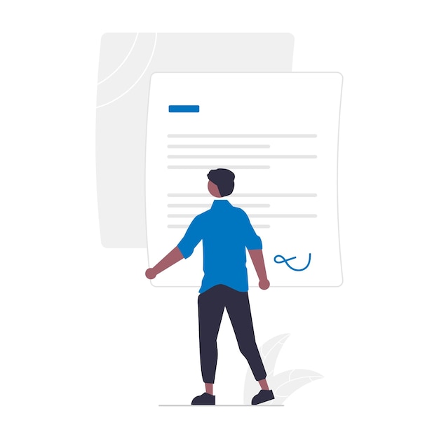 Vector de concepto de acuerdo