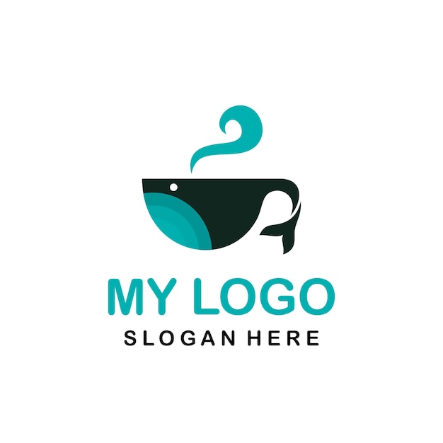 Vector de concepto de diseño de icono de logotipo de delfín