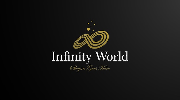 Vector de concepto de diseño de logotipo infinito. Concepto de diseño de logotipo elegante para plantilla de logotipo Infinity