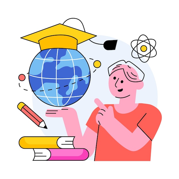 Vector de concepto de gestión financiera en una ilustración de acciones de estilo plano