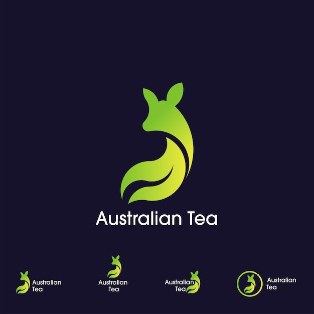 Vector de concepto de logotipo de té