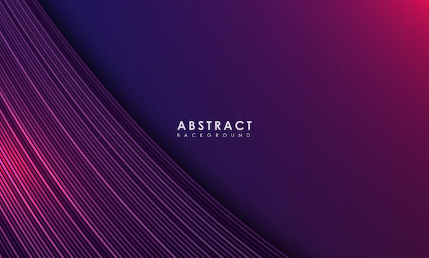 vector de concepto de página de destino moderno de fondo ondulado púrpura abstracto