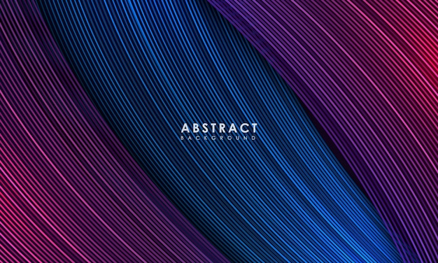 vector de concepto de página de destino moderno de fondo ondulado púrpura abstracto