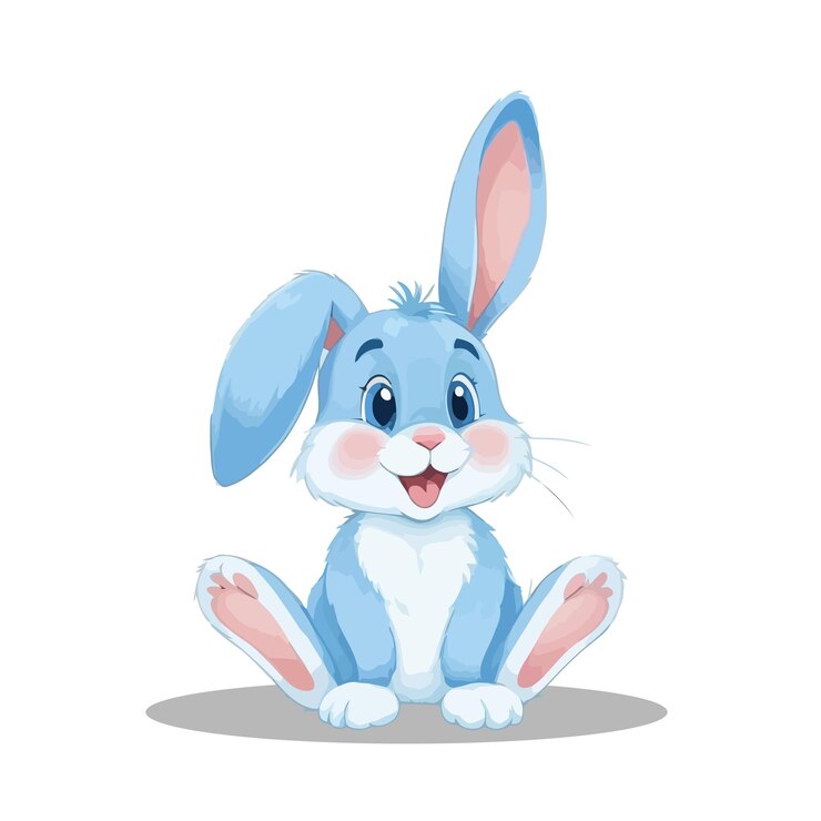 Vector de conejo el arte vectorial de conejo lindo
