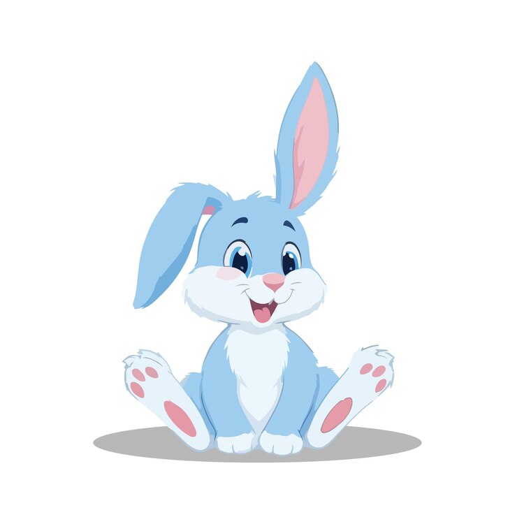 Vector de conejo el arte vectorial de conejo lindo