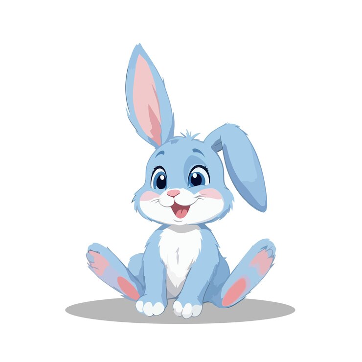 Vector de conejo el arte vectorial de conejo lindo