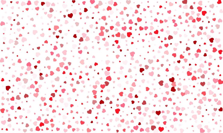 Vector de confeti de corazón rojo Como símbolos Vacaciones hermosos corazones cayendo fondo de pantalla Día de la madre ca