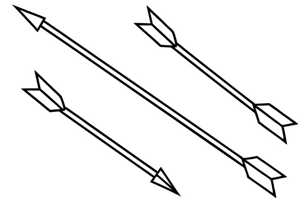 Vector de conjunto de flechas negras