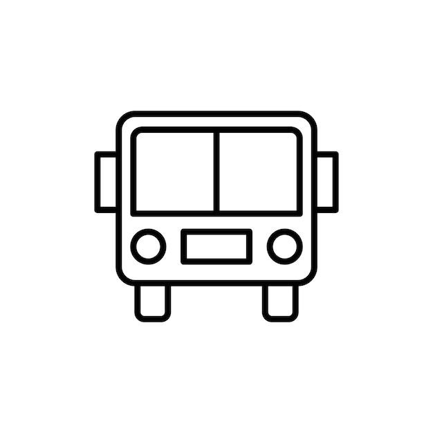 Vector de conjunto de iconos de bus