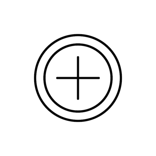 Vector del conjunto de iconos del logotipo del signo del hospital