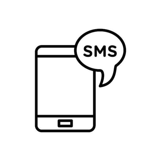Vector de conjunto de iconos de logotipo de SMS