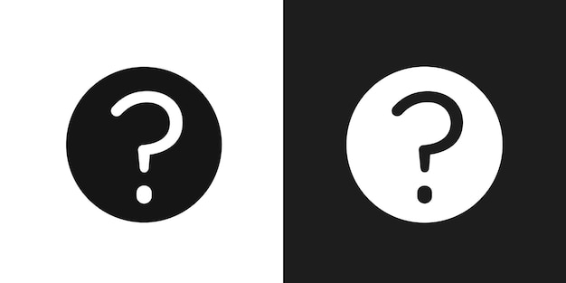 Vector del conjunto de iconos de la pregunta