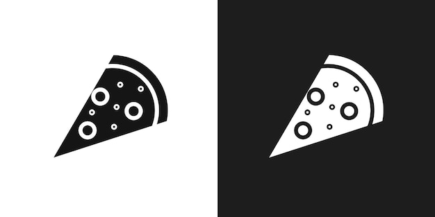 Vector de conjunto de iconos de las rebanadas de pizza