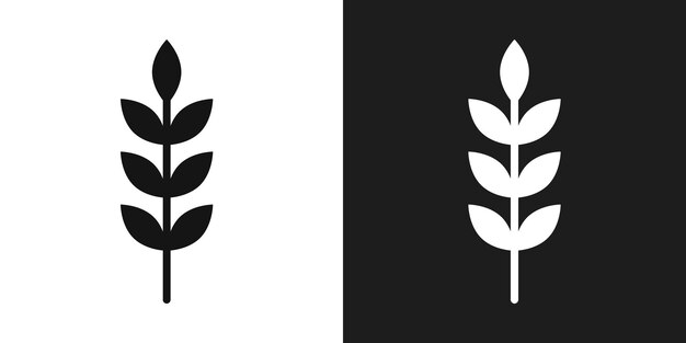 Vector de conjunto de iconos de trigo