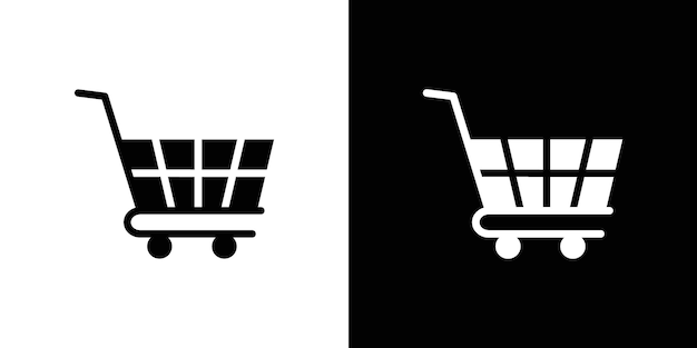 Vector de conjunto de logotipos de iconos de compras
