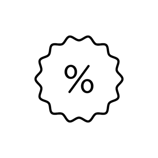 Vector de conjunto de logotipos de iconos de descuento
