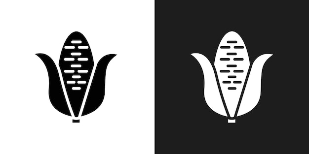 Vector de conjunto de logotipos de maíz