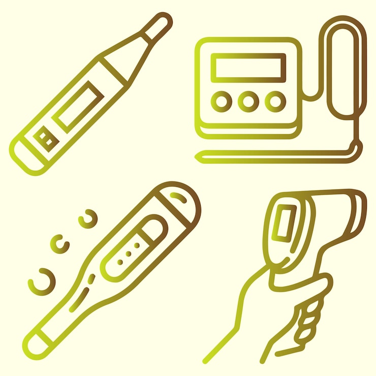 Vector vector de conjunto de logotipos o iconos de pacientes hospitalarios