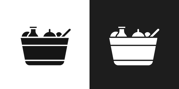 Vector de conjunto de logotipos de pícnic