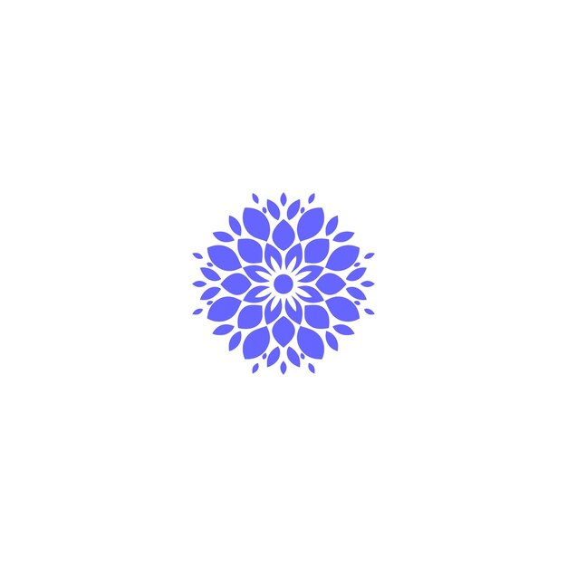 Vector de conjunto de mandala de círculo púrpura
