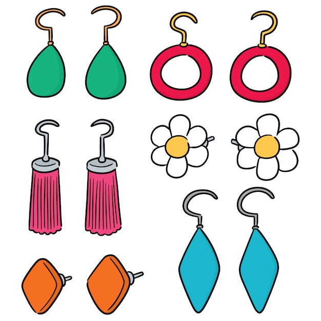 Vector conjunto de pendientes