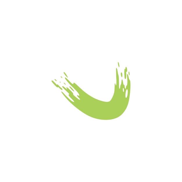Vector de conjunto de salpicaduras de limo verde