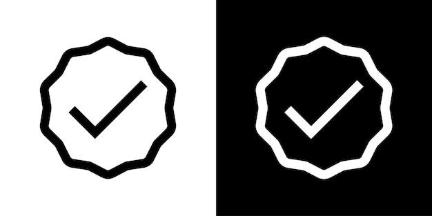 Vector de conjunto de símbolos de la marca de comprobación