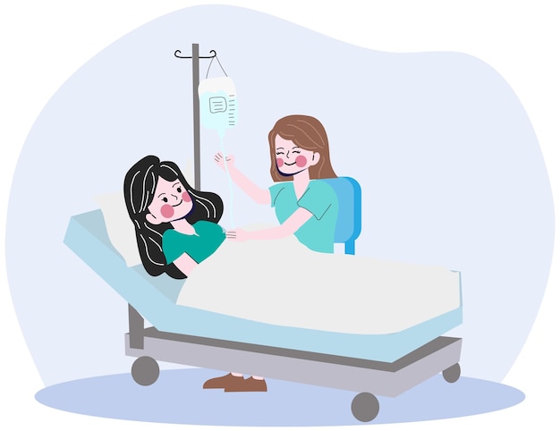 Vector de consulta ginecológica