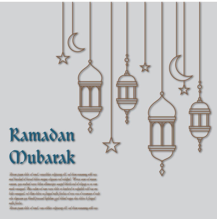 Vector contorneado del ornamento de la linterna árabe. Conveniente para el elemento de diseño de Ramadan Mubarak.