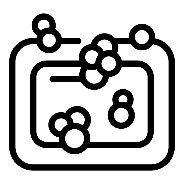 Vector de contorno del icono del bloque de jabón de limpieza Producto limpiador sólido