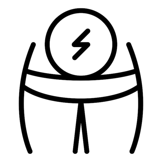 Vector de contorno de icono de dieta saludable Sin gluten Producto lácteo