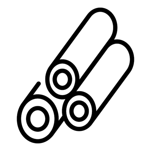 Vector de contorno de icono de material de aluminio Rueda de automóvil aleación jdm