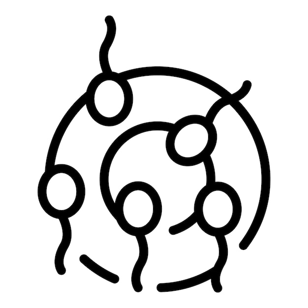 Vector de contorno de icono de mujer embarazada Pasta positiva Prueba de embarazo