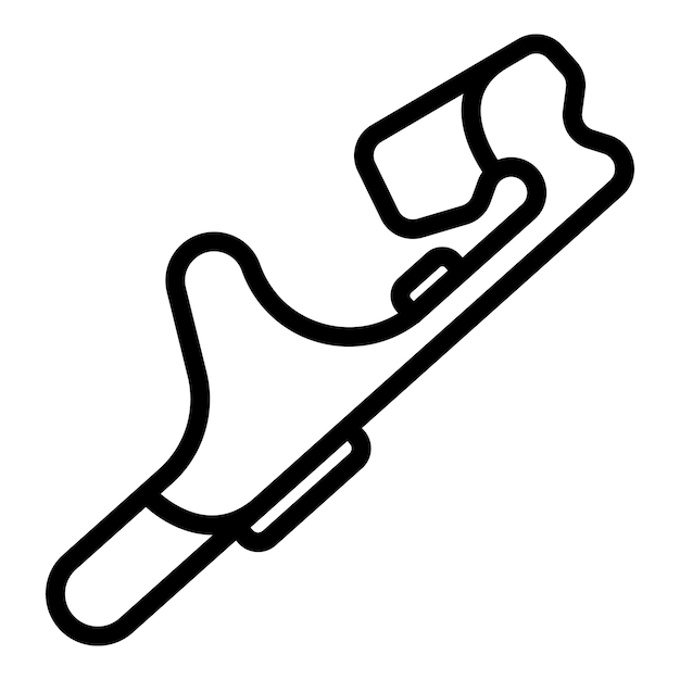 Vector de contorno de icono de pista de carreras internacional Circuito de inicio Mapa prix