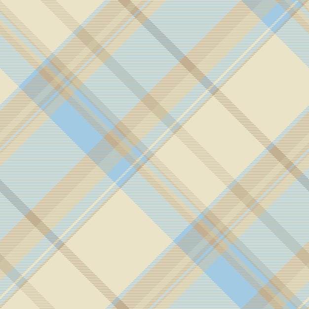 Vector de control de tartán de tejido textil sin costuras con un patrón de fondo a cuadros de textura