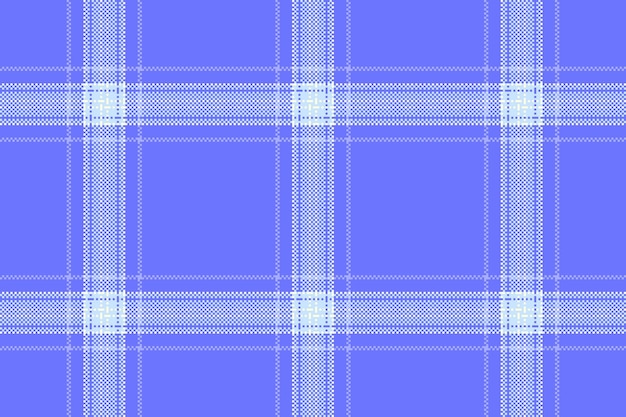 Vector de control textil de textura de tartan sin costuras con un patrón de fondo de tela a cuadros