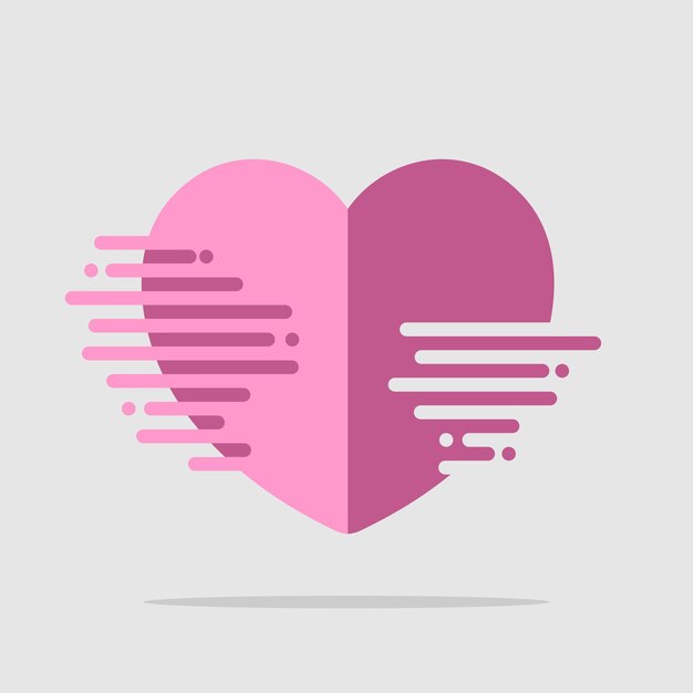 vector corazón ilustración diseño amor