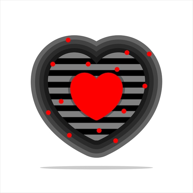 vector corazón ilustración diseño amor