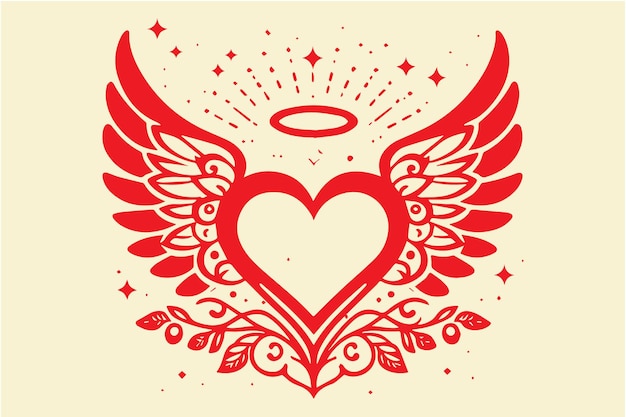 Vector del corazón de Valentín