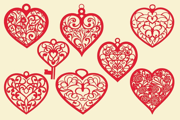 Vector del corazón de Valentín