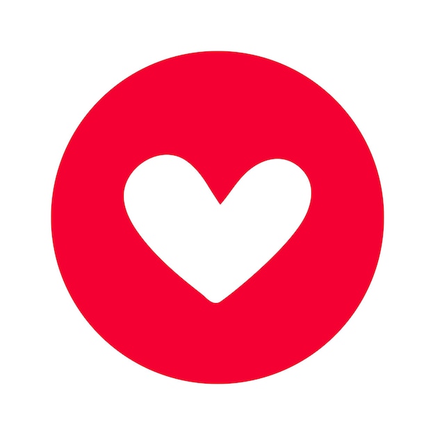 Vector corazón vector íconos modernos elementos de diseño para el marketing de redes sociales