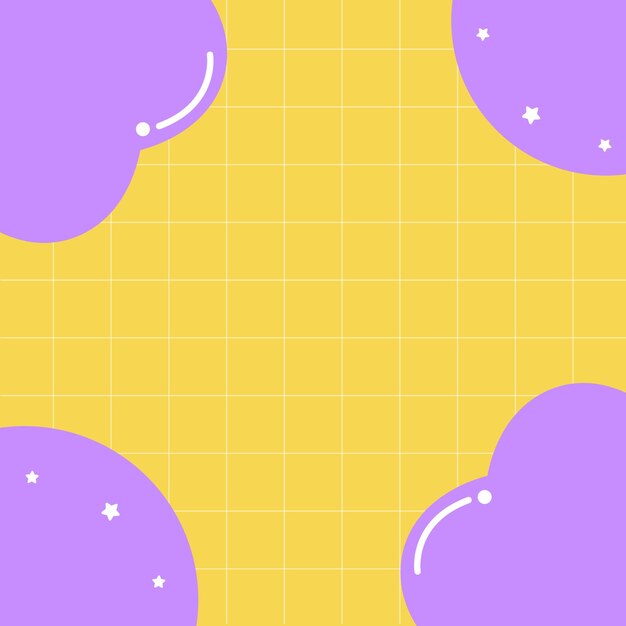 Vector de los corazones de la cuadrícula de fondo